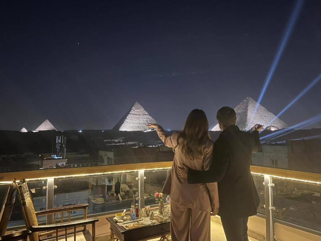 Nun Pyramids Inn Kafret el-Gabal Exteriér fotografie